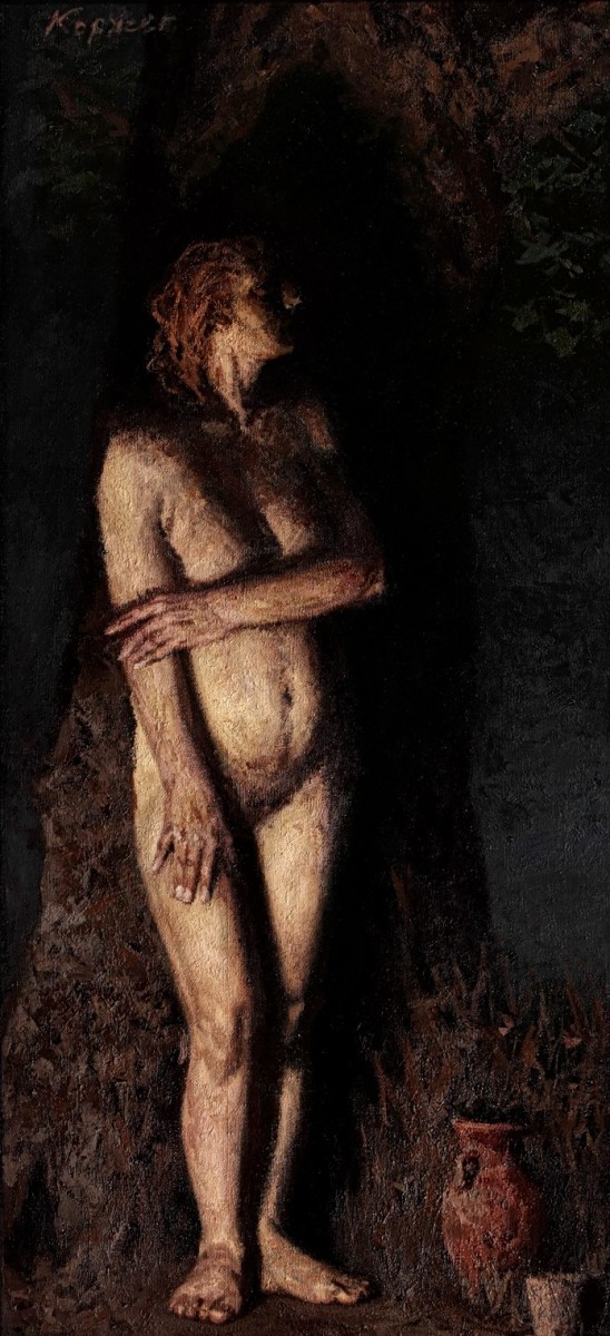 "Painting. Nude" by Geliy Korzhev