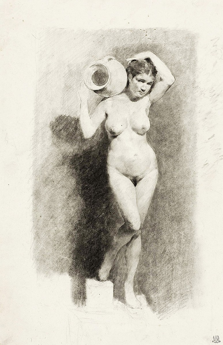 "Drawing. Nude" by Pio Joris