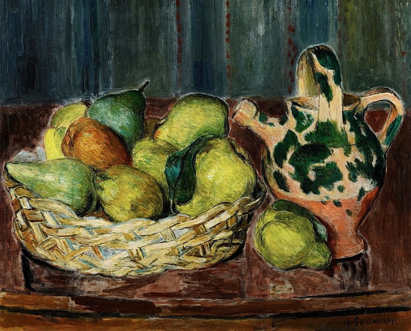 "Painting. Still life" by Hans Purrmann