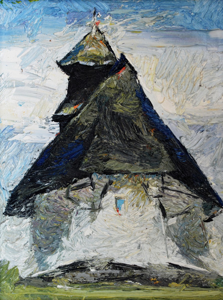 "Motiv. Rîmnicul Vîlcea" by Carolina Leagul, 2013, 400x300mm, oil on canvas