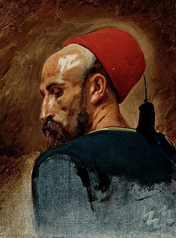 "Pictură. Portret" by Isidore Pils