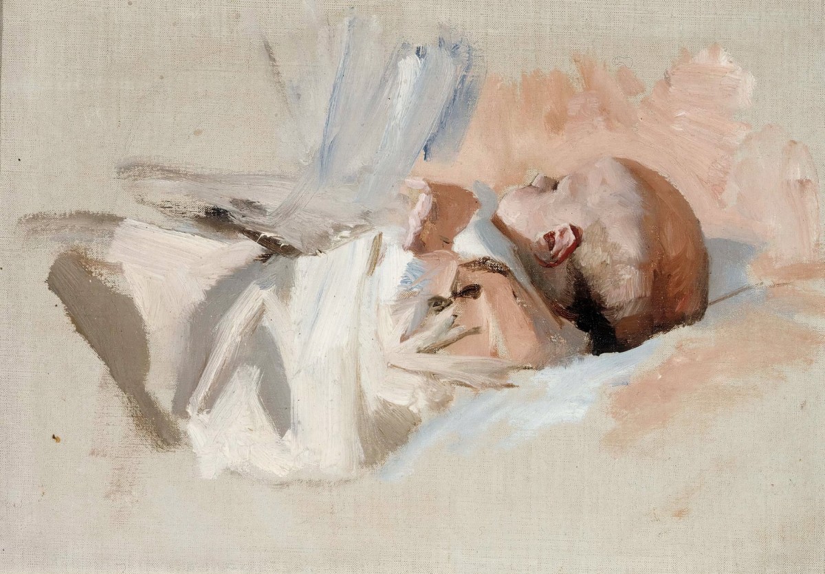 "Painting. Figure" by Albert Edelfelt