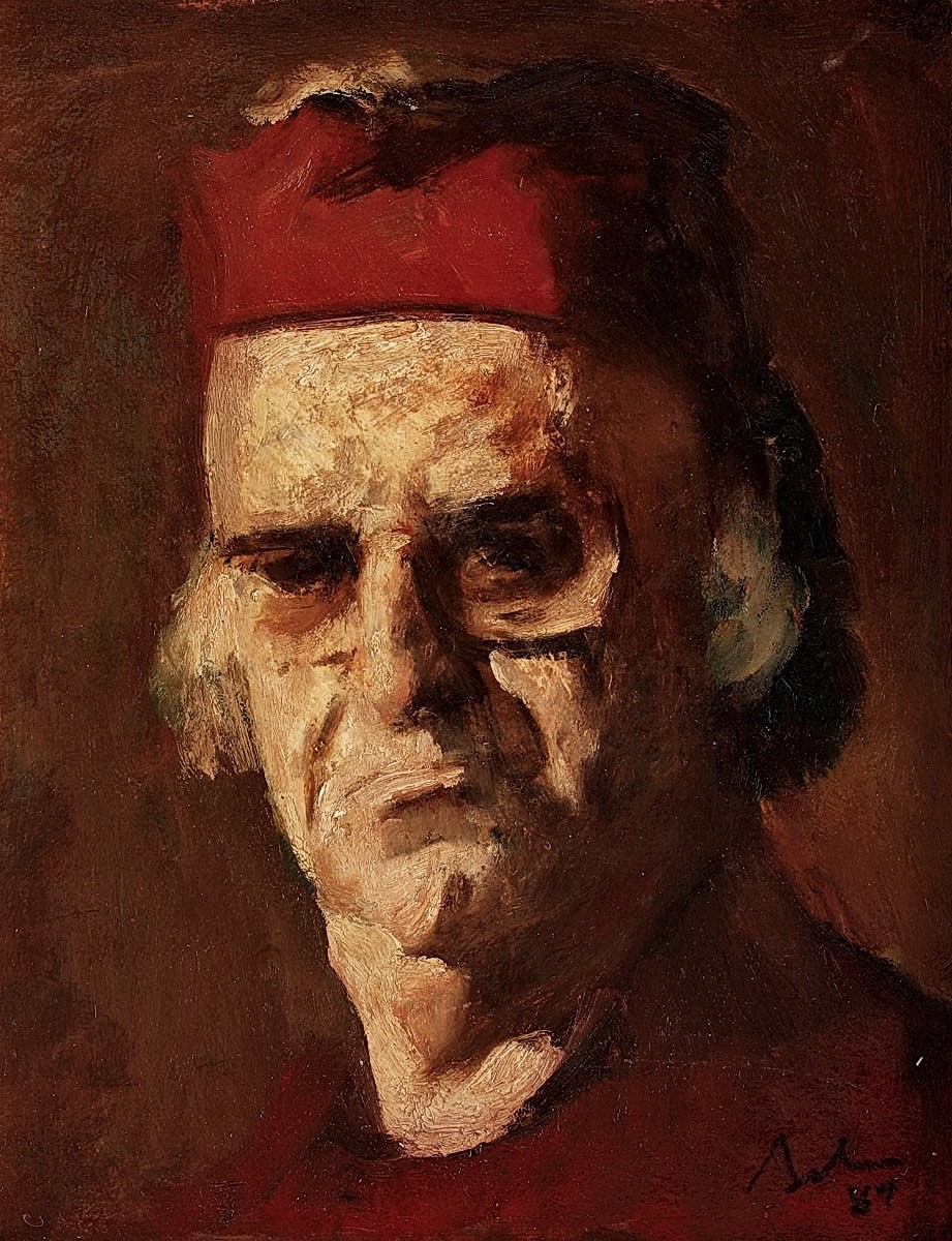 "Pictură. Portret" by Corneliu Baba
