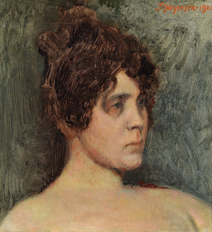 "Pictură. Portret" by Sophus Michael Jurgensen