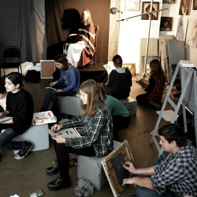 Sâmbătă. Ziua crochiilor. LAAP