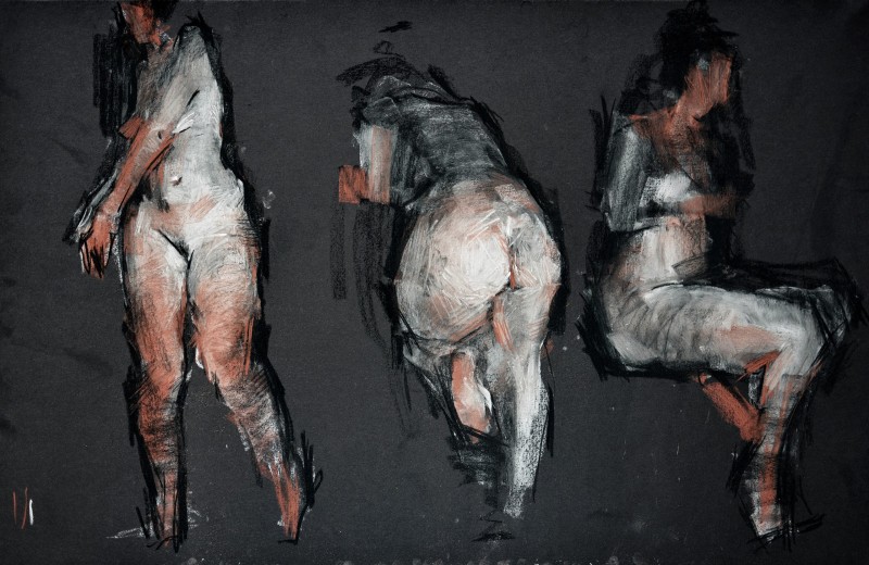 "Crochiu nud" by Renata Afanasii, 2017