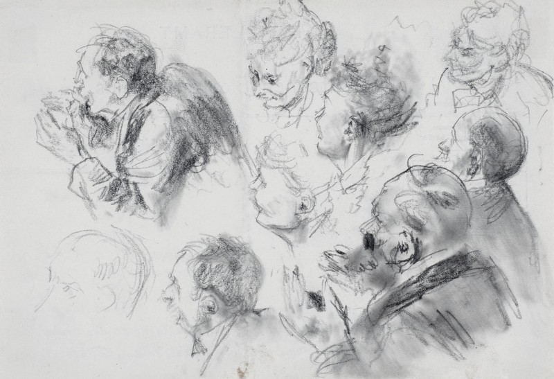 "Desen. Portret" by Adolph von Menzel