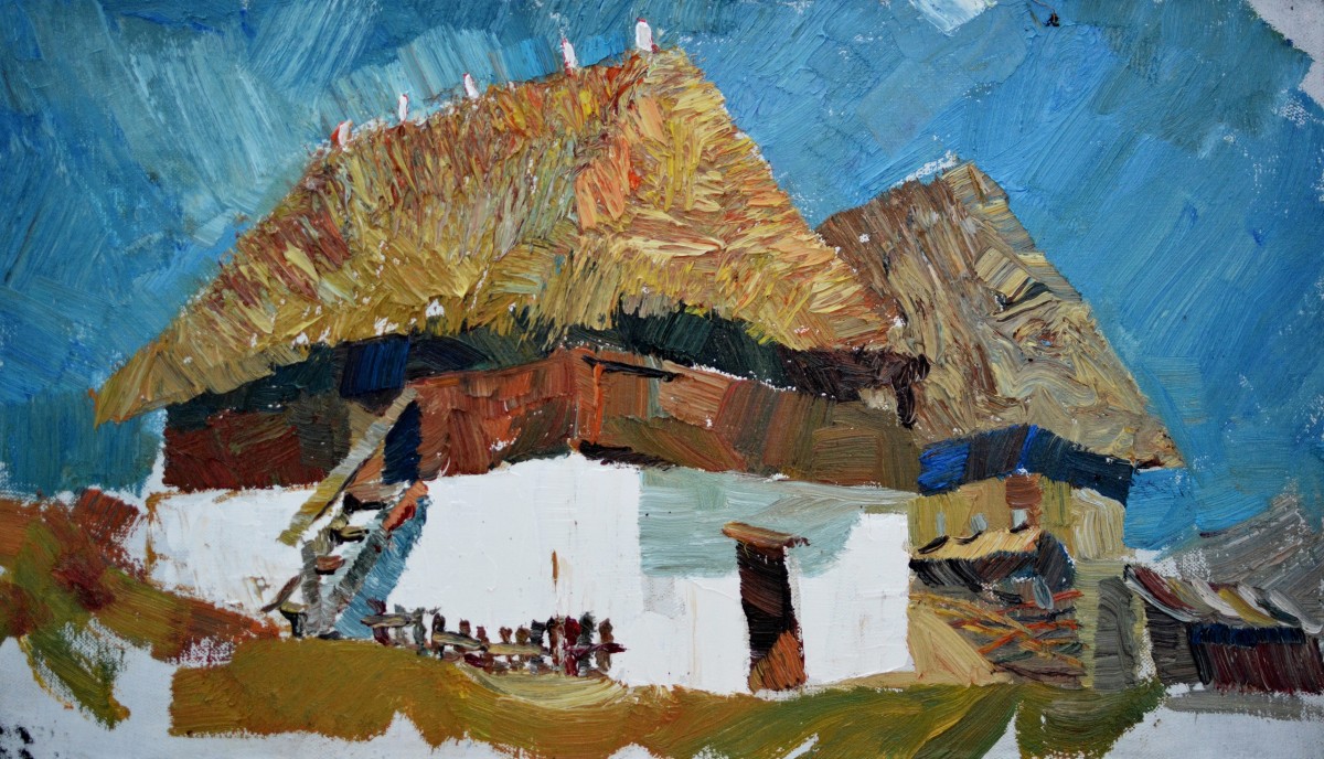 "Painting. Pleinair. Pleinair romania" by Vitalie Golban, oil on canvas