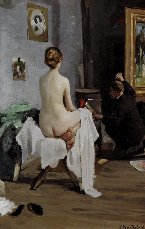 "Compoziție. Nud" by Janis Rozentāls