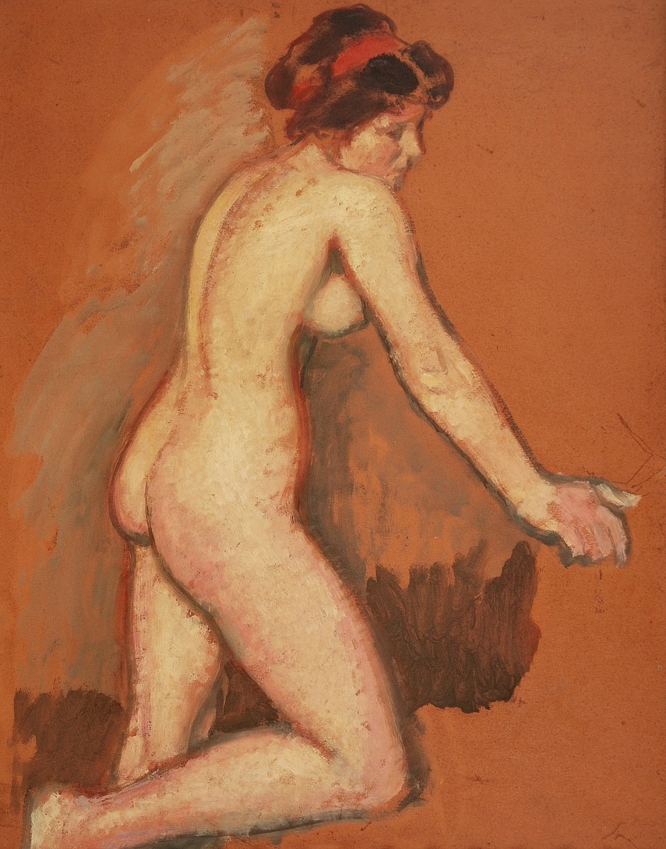 "Painting. Nude" by Georges Lemmen