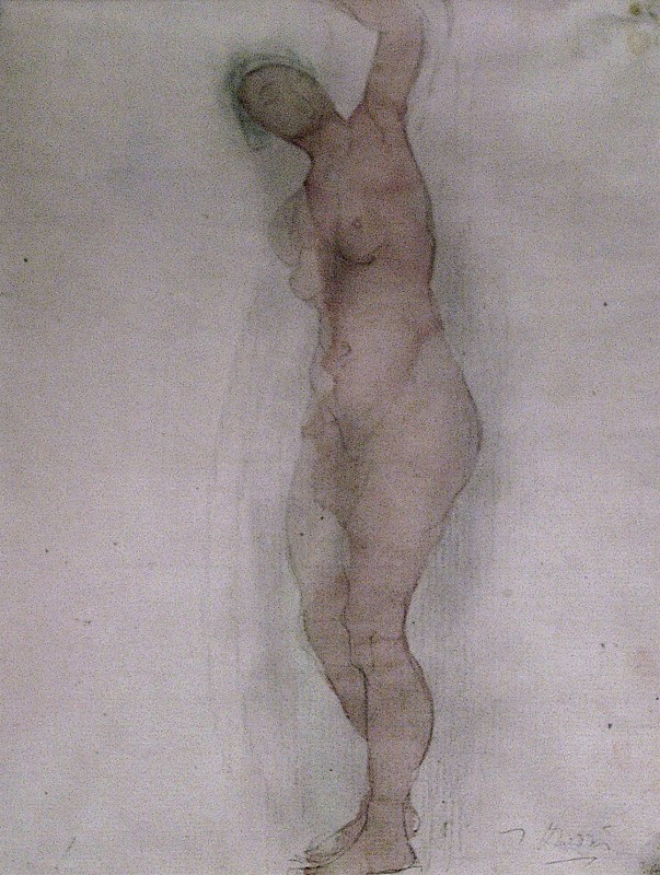 "Drawing. Nude" by Auguste Rodin