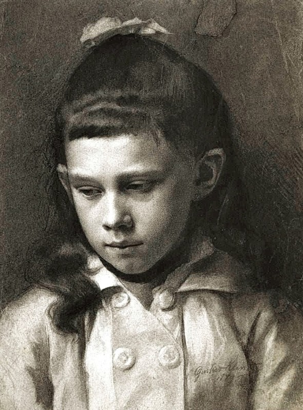"Painting. Portrait" by Gustav Klimt