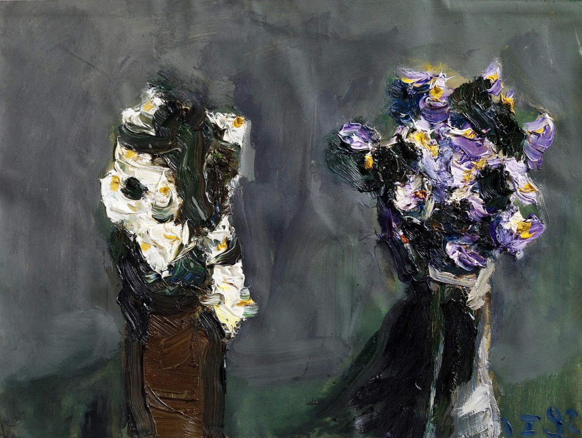 "Painting. Flowers" by Klaus Fußmann