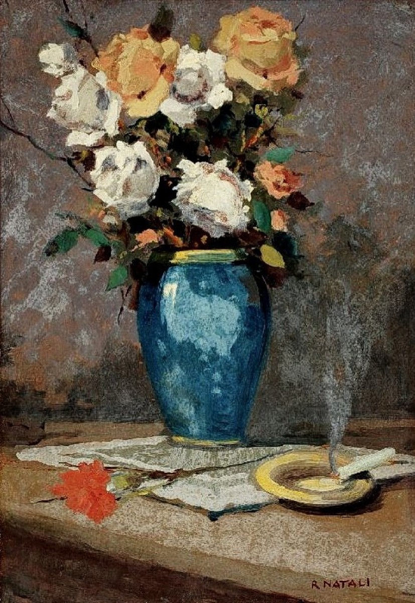 "Pictură. Flori" by Renato Natali