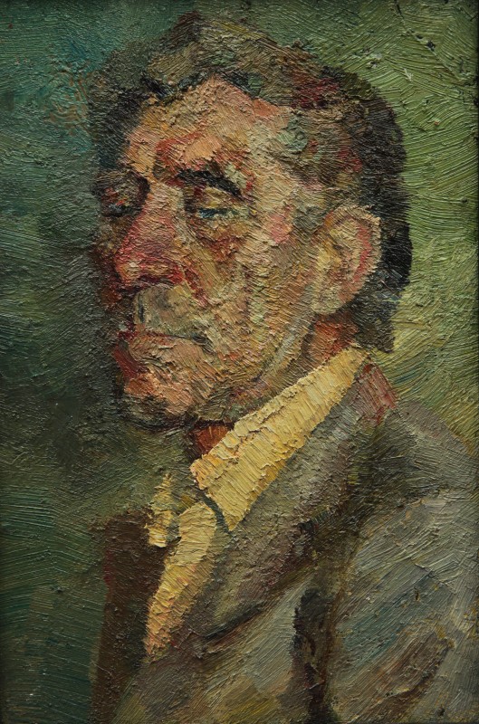 "Portret" by Alexandru Harbuzaru, 2001, 480x320mm, oil on canvas