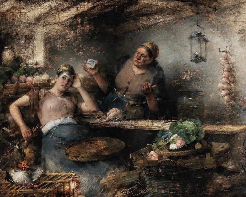 "Compoziție. Oameni" by Carl von Merode