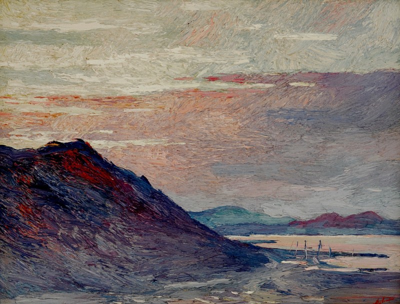 "Krasnovodsk" by Анатол Гимпу, 2000, 520x680mm, масло / холст