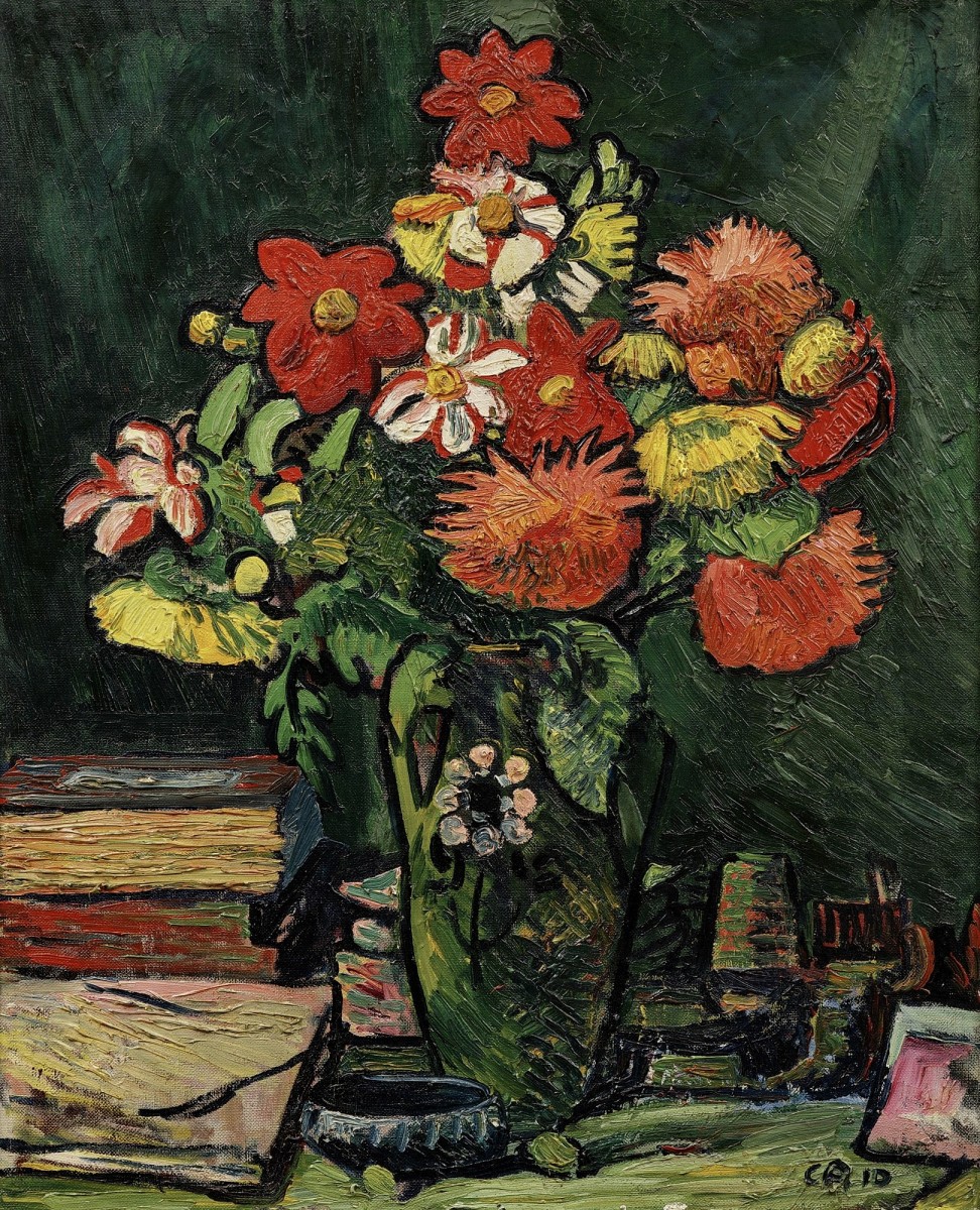 "Pictură. Flori" by Cuno Amiet