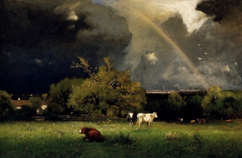 "Composition" by George Inness