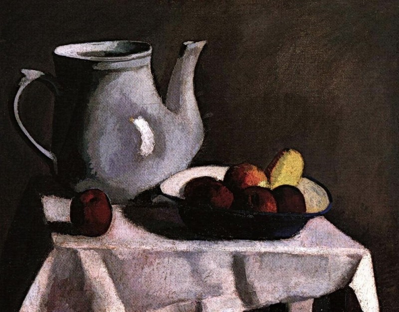 "Pictură. Natură statică" by Róbert Berény