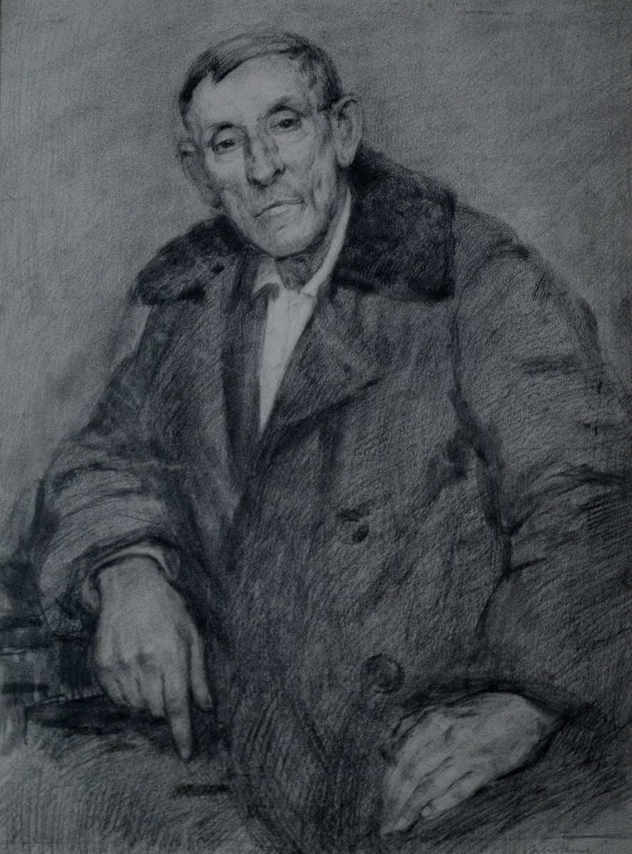 "Drawing. Figure" by Petre Achițenie