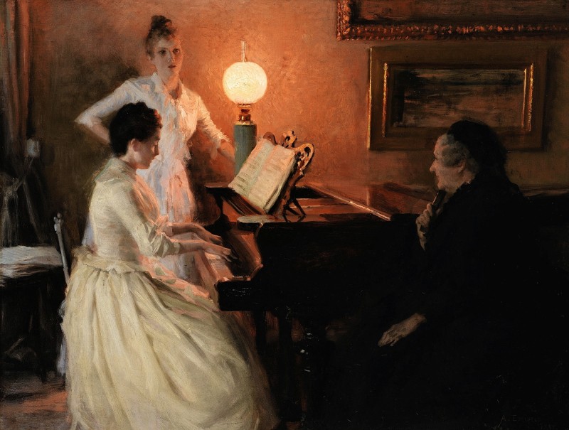 "Composition. People" by Albert Edelfelt