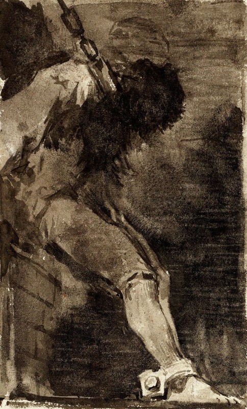 "Composition. Figure" by Marià Fortuny