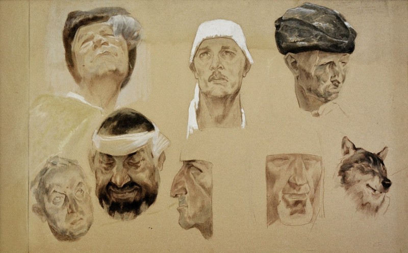 "Schiță / crochiu. Portret" by Leonid Grigoraşenco