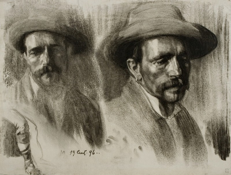 "Drawing. Portrait" by Dmitry Nikolaevich Kardovsky