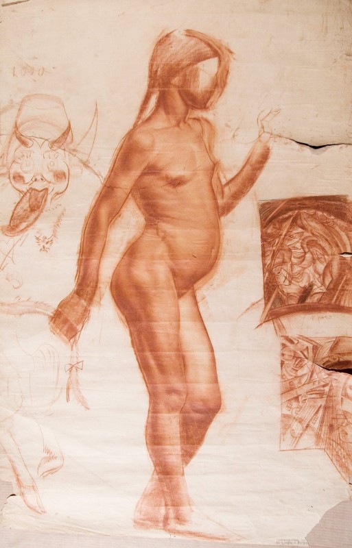 "Desen. Nud" by Aleksandr Yevgenevich Yakovlev