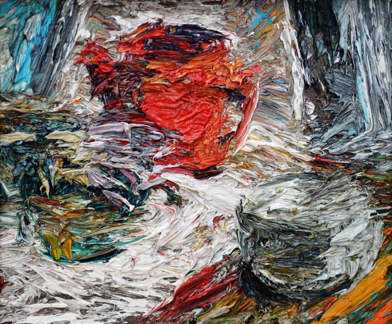 "Painting. Etude. Long term" by Ioan Postică, 250x300mm, oil on canvas
