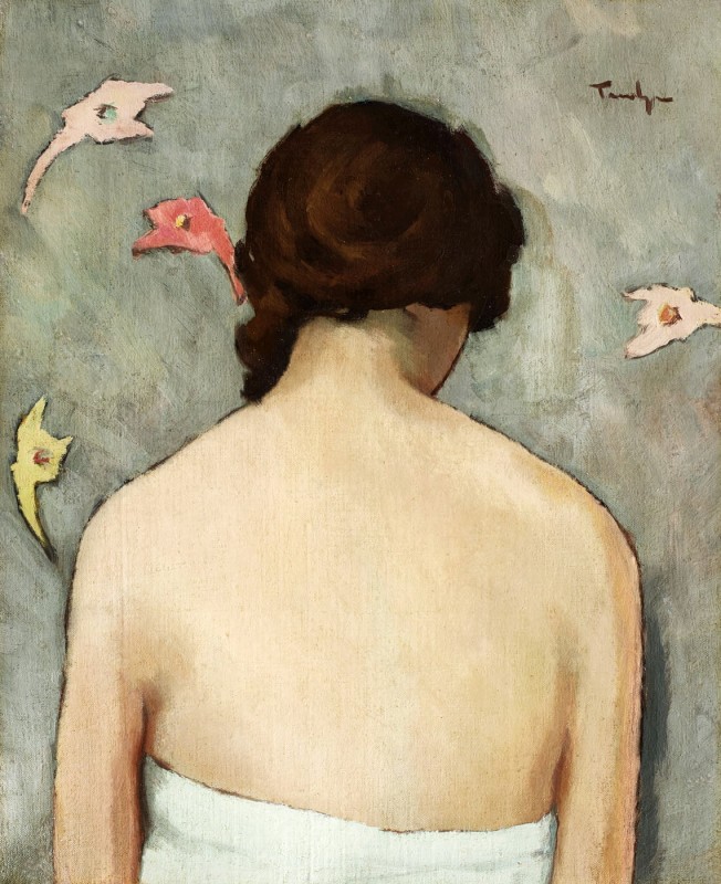 "Pictură. Figură / semifigură" by Nicolae Tonitza