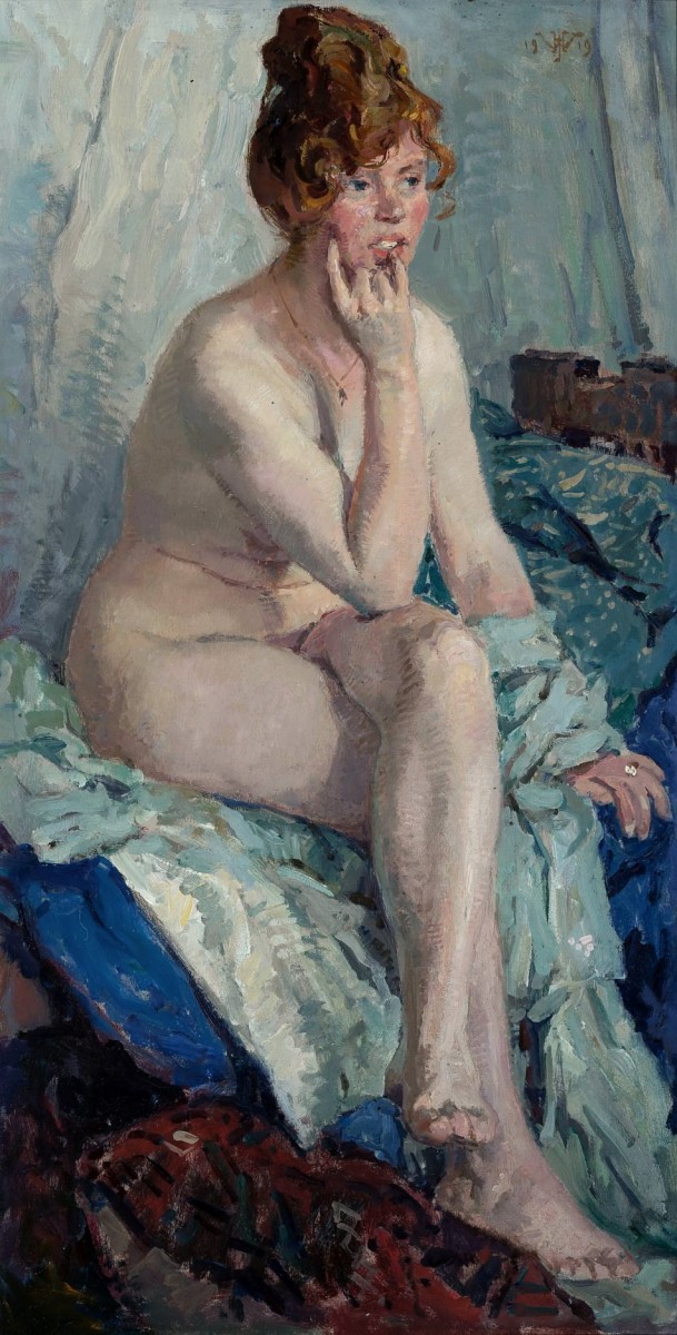 "Painting. Nude" by Hendrik Jan Wolter