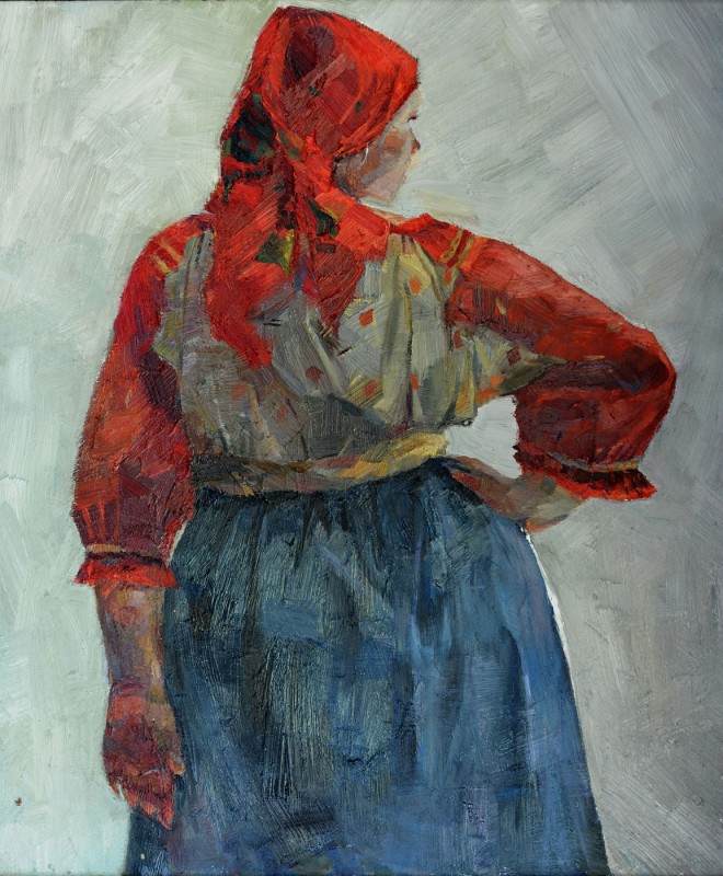 "Semifigură" by Кристина Демиан, 2015, 600x500mm, масло / холст