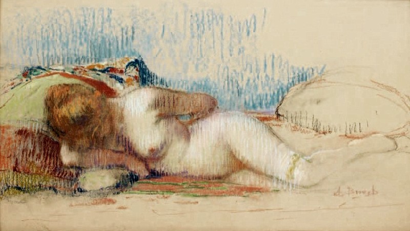 "Drawing. Nude" by Auguste Brouet