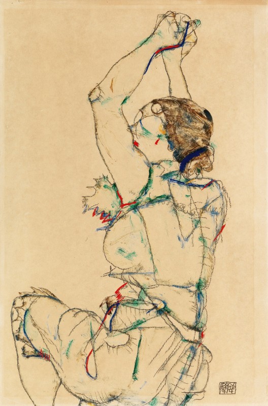 "Drawing. Figure" by Egon Schiele