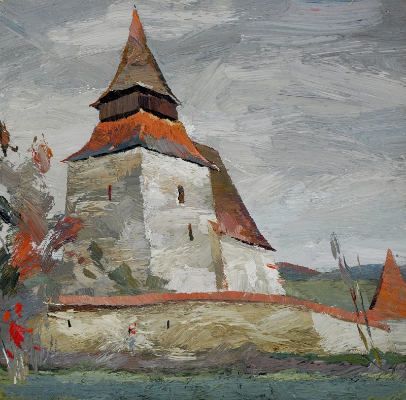 "Transilvania" by Anatol Ghimpu, 2010, 400x400mm, ulei pe pânză