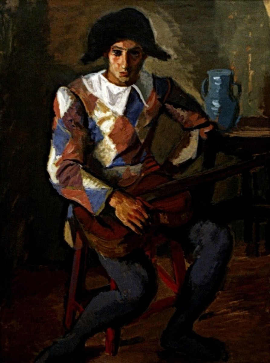 "Compoziție. Figură / semifigură" by Iosif Iser