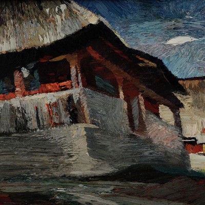 "Марамуреш" by Анатол Гимпу, 300x600mm, масло / холст