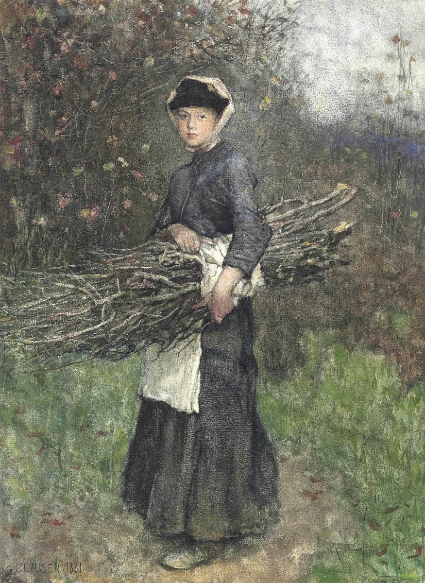 "Композиция. Фигура / полуфигура" by Георге Cлаусен