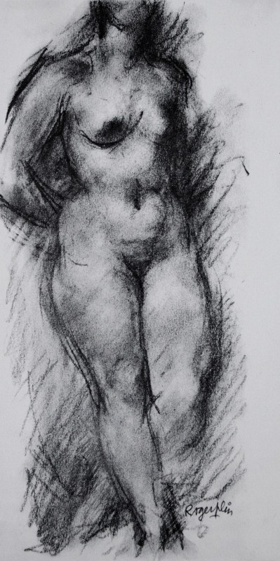"Drawing. Nude" by Roger Plin