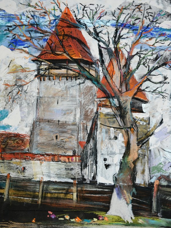 "Painting. Pleinair. Pleinair romania" by Vlada Cibuc, oil on canvas