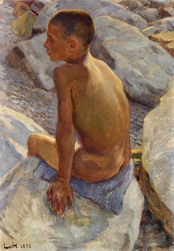 "Painting. Nude" by Ludwig von Hofmann