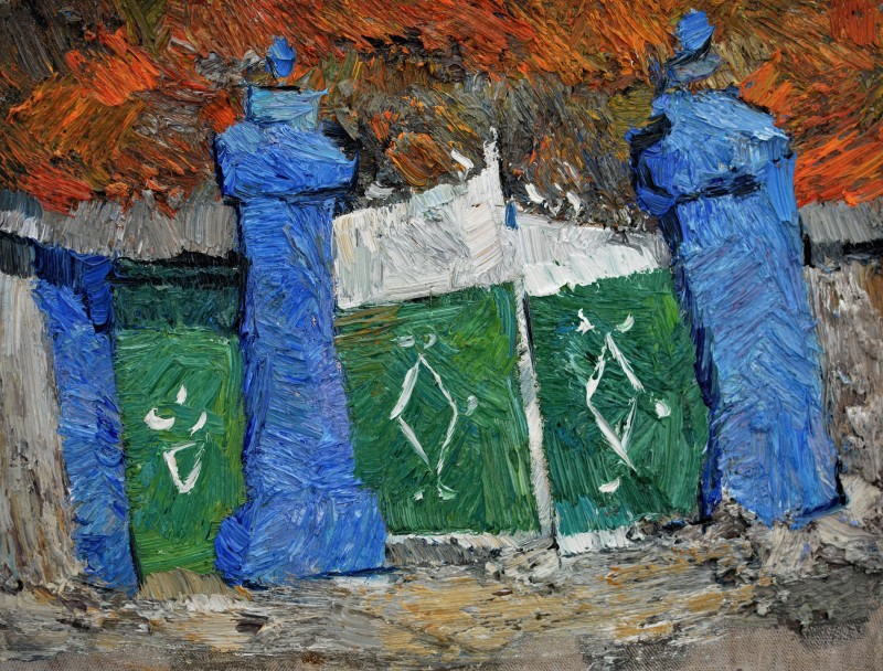 "Pictură. Pleinair. Pleinair în Moldova" by Adrian Diacon, ulei pe pânză