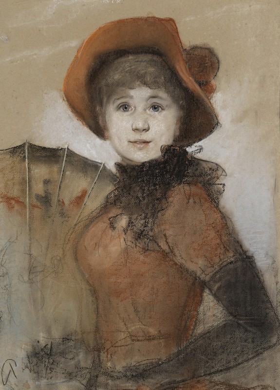 "Painting. Portrait" by Bruno Piglhein
