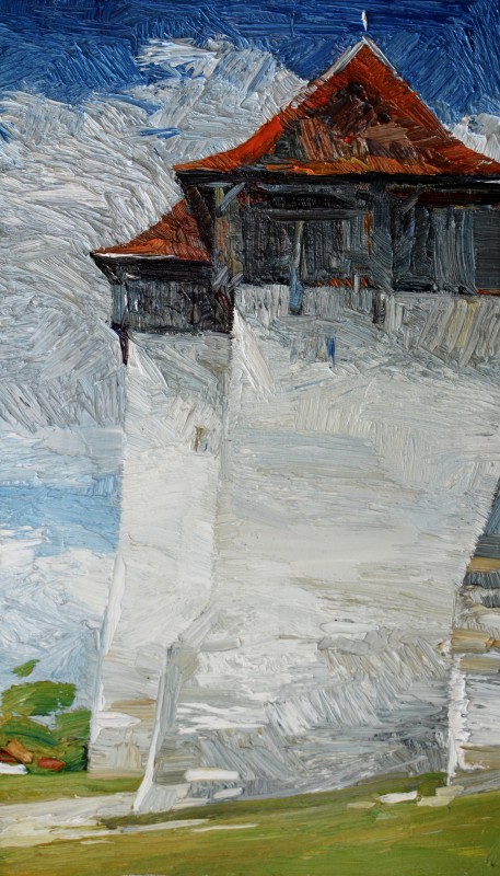 "Pictură. Pleinair. Pleinair România" by Natalia Fostica, ulei pe pânză