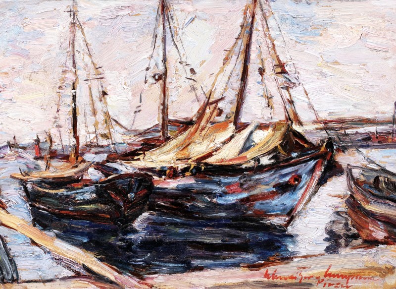 "Painting. Marine landscapes" by Rudolf Schweitzer-Cumpăna