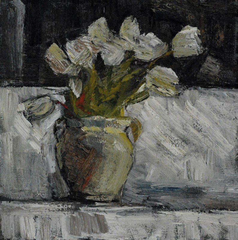 "Studiu. Natură statică cu flori" by Лудмила Штирбу, 2013, масло / холст