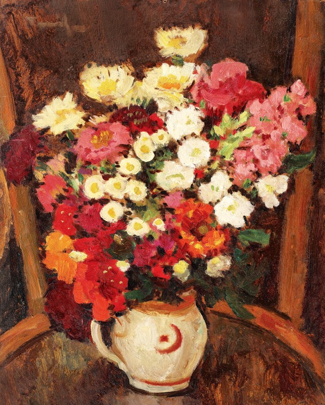 "Painting. Flowers" by Nicolae Tonitza