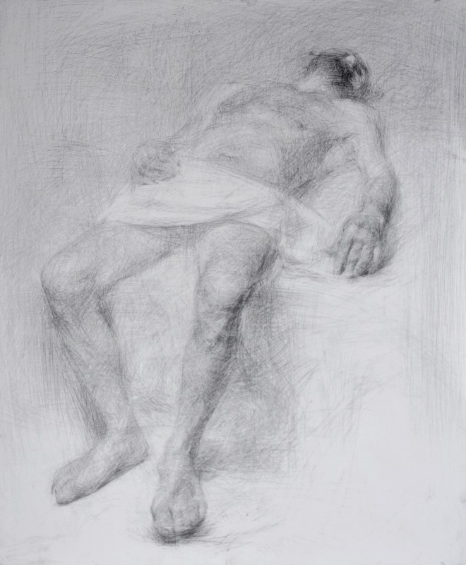 "Drawing. Nude" by Eduard Leahu